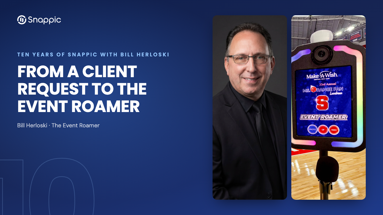 Ten Years of Snappic With Bill Herloski: From a Client Request to The Event Roamer